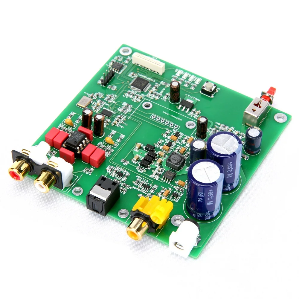 ES9038 Q2M I2S DSD Decoder Coaxial Fiber input DAC decoding board For hifi amplifier audio