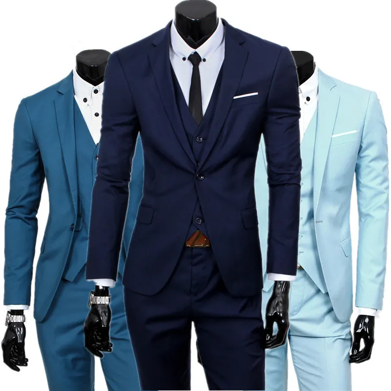 Aliexpress.com : Buy blazers + pants + vest set / 2017 Men