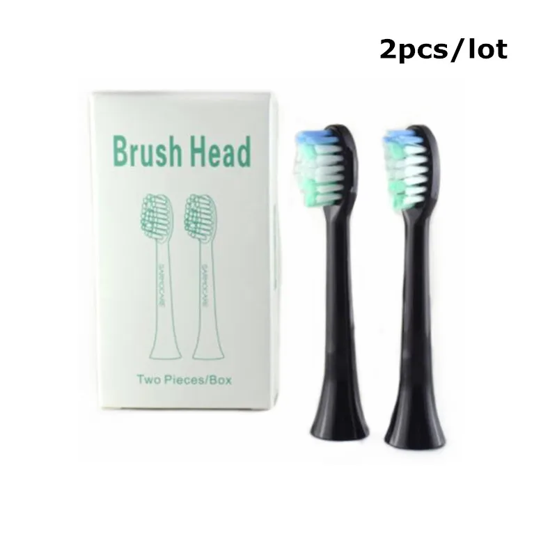 

2 pcs Toothbrush Heads for Sarmocare S100 S200 Ultrasonic Sonic Electric Toothbrush Replacement heads