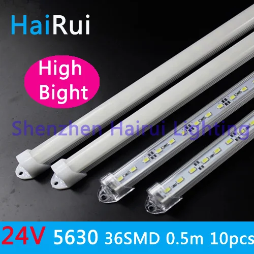 10 шт. DC24V SMD 5730 50 см 36 светодиодный светильник бар автомобильный жесткий полоса с
