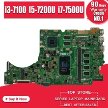 Материнская плата для ноутбука ASUS UX310UQK UX310UA UX310UAK UX310UQ UX310U RX310U плата 8G/i3-7100 I5-7200U i7-7500U обмена