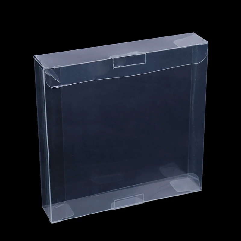 

Hot 10PCS/lot for GB GBA GBC Box Clear Plastic Box Protectors Sleeve Video Game Boxed