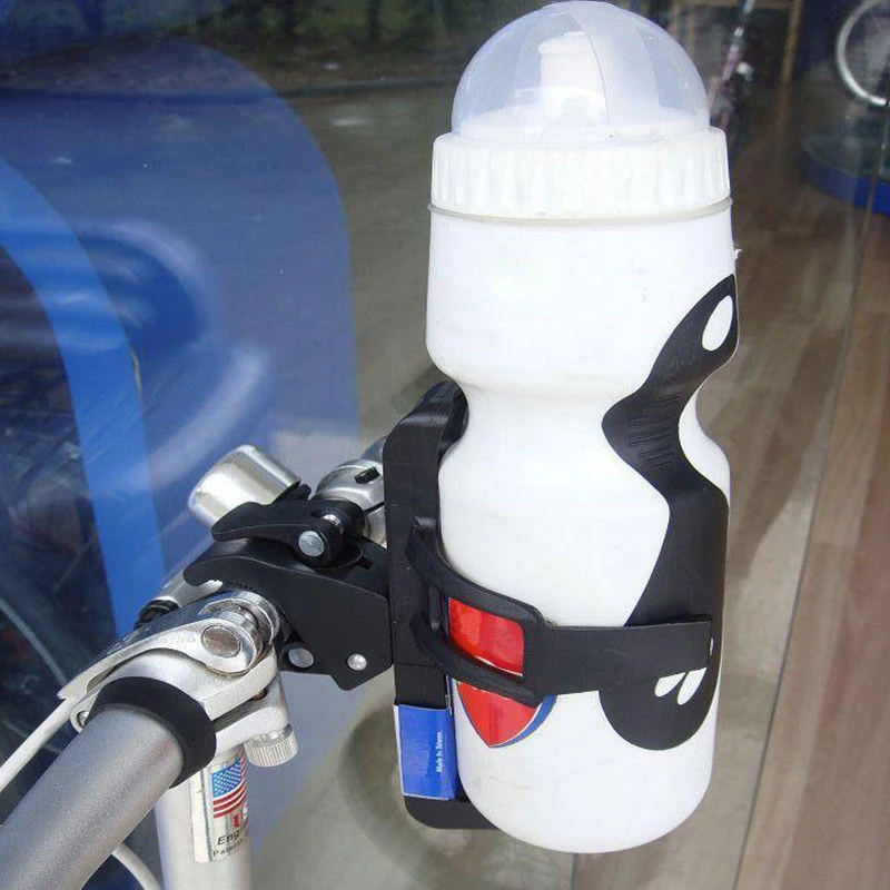 Держатель для бутылки велосипедный держатель для бутылки с водой держатель вращающийся на 360 градусов держатель для детской бутылочки для коляски MTB велосипед черный