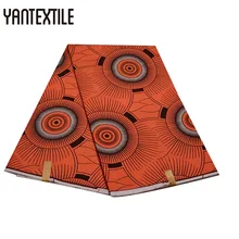YANTEXTILE 6 ярдов Новые Африканские Восковые принты ткань полиэстер Анкара африканская ткань оптом Tissus лоскутное настоящий воск