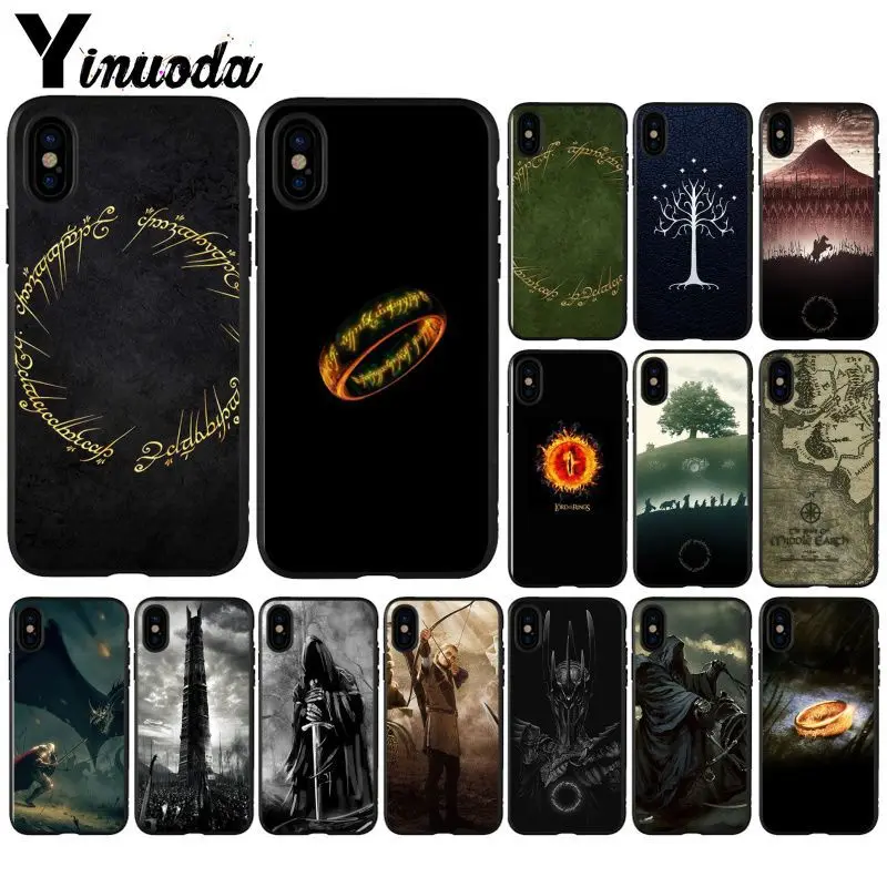 

Yinuoda The Lord of Rings Well Printed Mobile Phone Case for Apple iPhone X XS MAX 7 6 6S Plus 5 5S SE XR Case