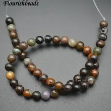 Натуральный Темный цвет океан Нефритовый камень круглые свободные бусины 6 мм 8 мм 10 мм DIY материал для изготовления украшений