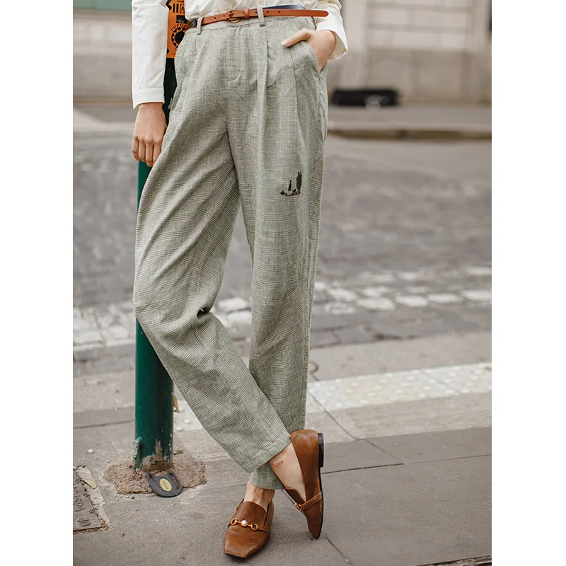 INMAN 2019 Spring Autumn New Arrival Women Artistic Retro