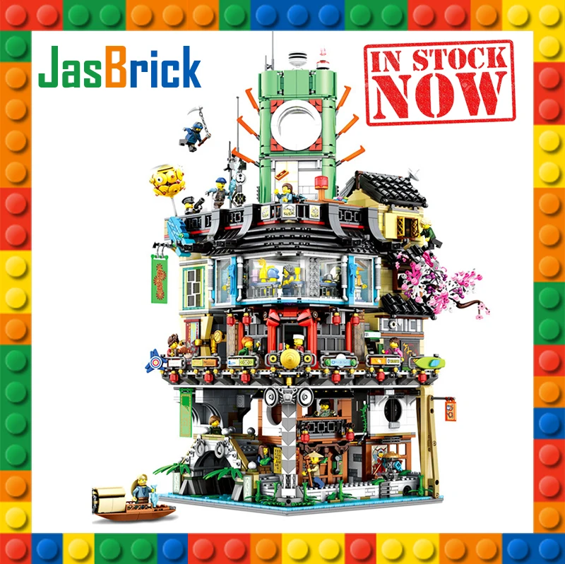 

Ninjago City DIY Building Block Sets 5040pcs educational Toy for Children Compatible Legoings Ninjagoed figure children Gift