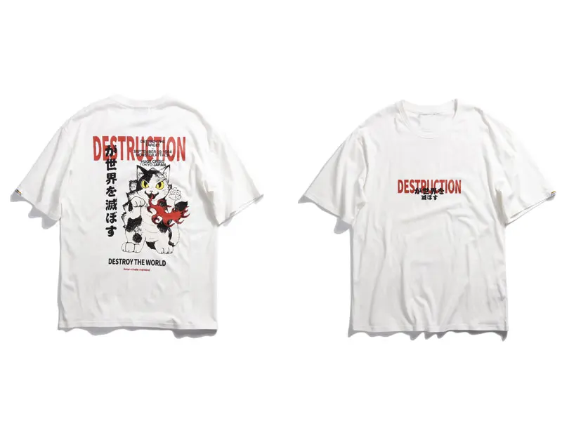 Angry Cat Printed Tshirts 3