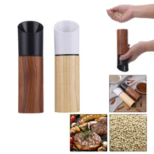 Küche werkzeuge arbeiten gut mühle Hand Shaker Bewegung holz Paprika grinder Pfeffer Salz Maismühle