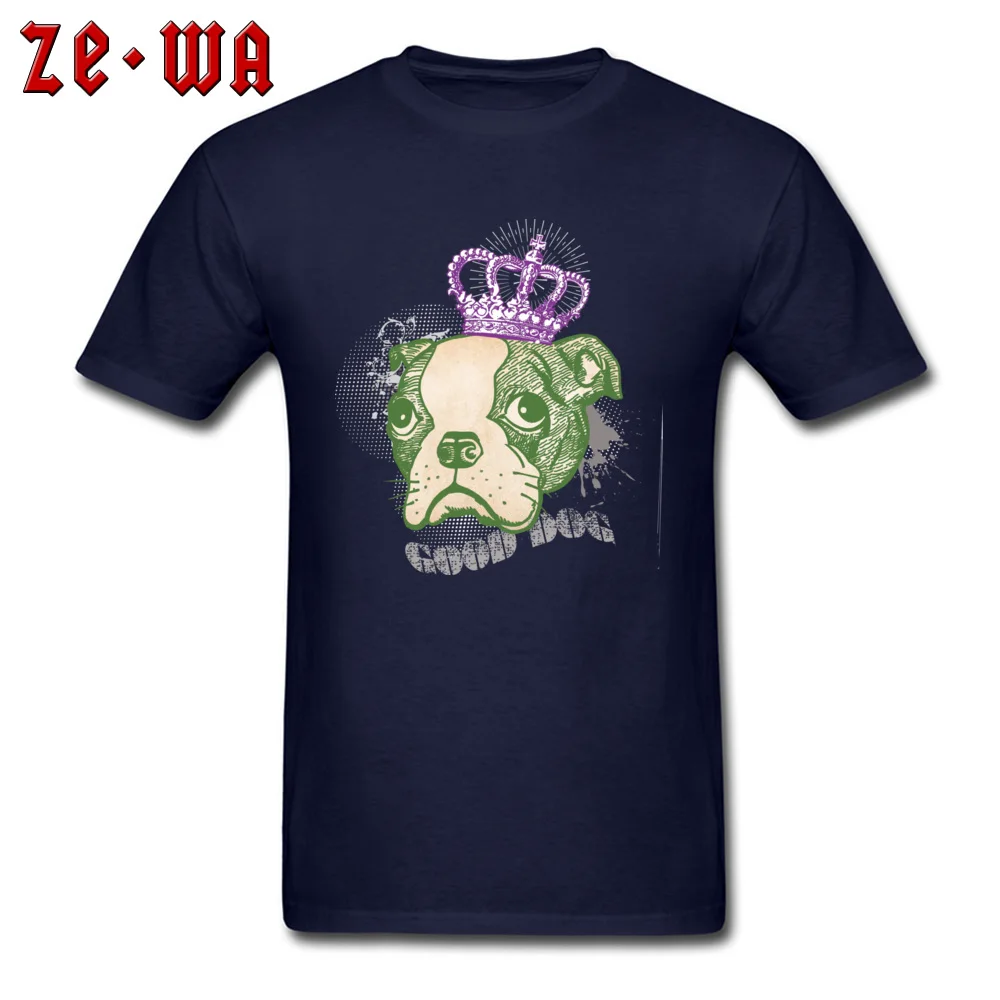 Good Dog Summer Cotton O-Neck Tops Tees Short Sleeve Design Tees Prevailing Design T Shirt Free Shipping Good Dog navy