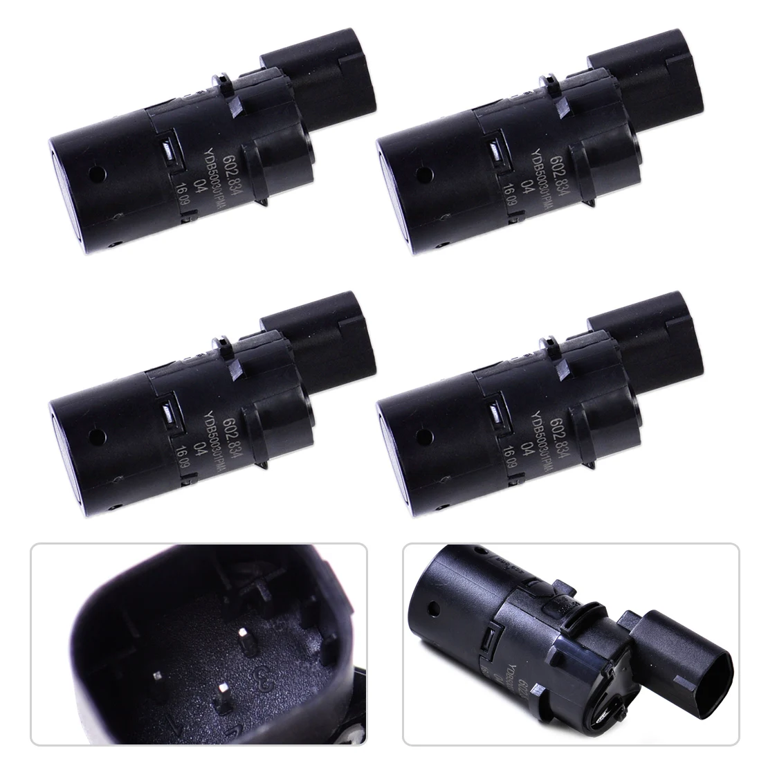 

CITALL 4pcs PDC Parking Sensors YDB500301PMA YDB500370LML 1X43-15K859 for Land Rover Discovery 3 Freelander Range Rover Sport