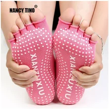 NANCY TINO Women Yoga Open Toes Socks Gym Dance Sport Exercise Breathable Five Fingers Socks Femal Non-Slip Massage Fitness Sock цена NANCY TINO Women Yoga Open Toes Socks Gym Dance Sport Exercise Breathable Five Fingers Socks Femal Non-Slip Massage Fitness Sock цены онлайн