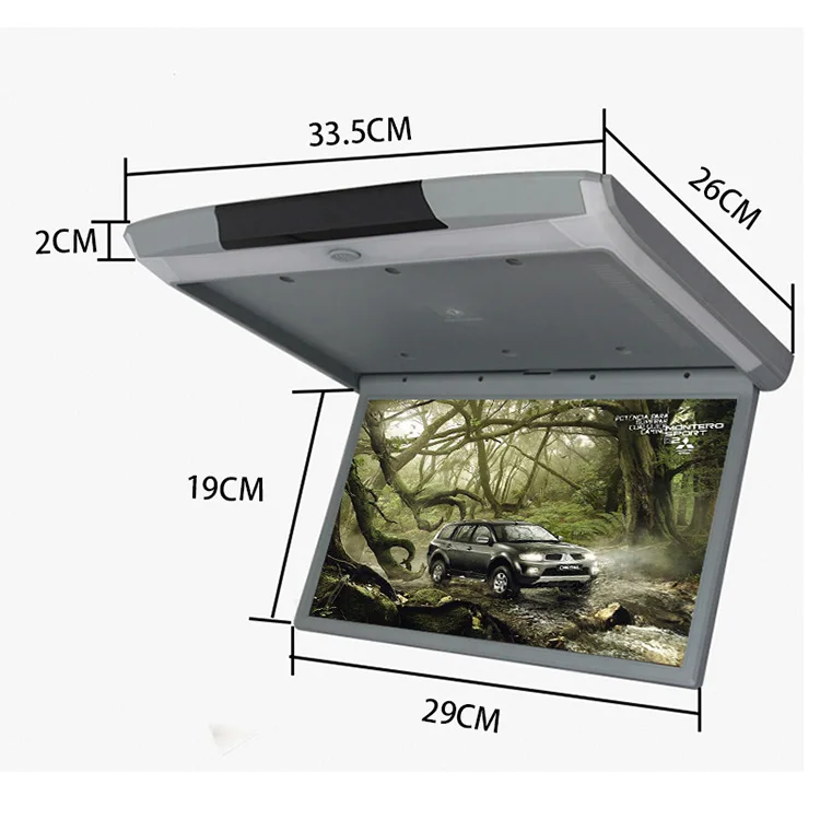 11,6 дюймов 1080P HD ips экран автомобильный монитор крыша MP5 плеер сенсорная кнопка Поддержка USB, SD, HDMI Sperker IR FM потолочный телевизионный для автомобиля