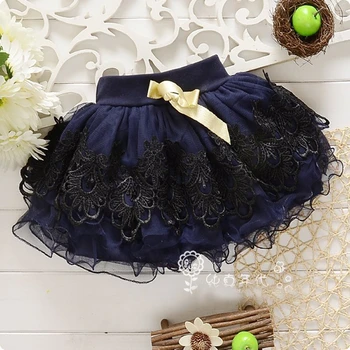 

Baby Princess Summer Floral Tutu Mini Skirt New Diaper Cake Tutus Girls Skirts Children Short Skirts