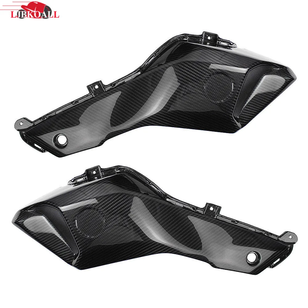 

LJBKOALL Carbon Fiber Upper Side Air Intake Ram Scoop for 2014-2017 Yamaha FZ 07 MT 07 FZ07 MT07