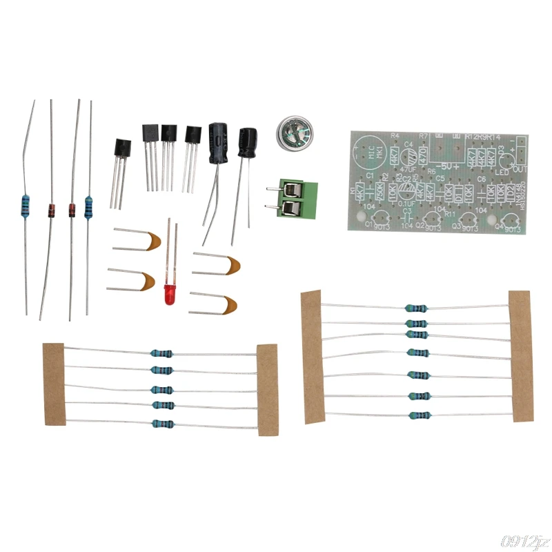 

Voice Sound Activated LED Switch Clapper Control Trousse DIY Kit Suite New