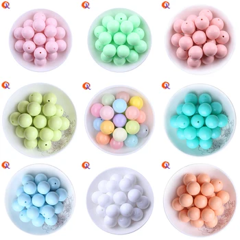 

Fashion Handmade Accessories 6-20MM 100Pcs/Lot Bubblegum Solid Beads Choose Color Chunky Acrylic Beads For Necklaces Jewelry