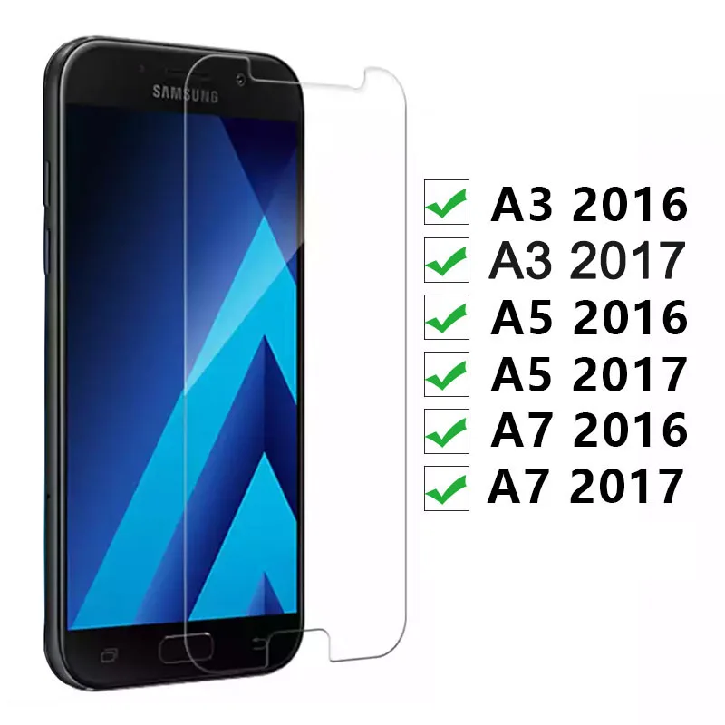 Protective-Glass-For-Samsung-A5-2017-A7-A3-2016-Tempered-Glas-Screen-Protector-On-The-Galaxy