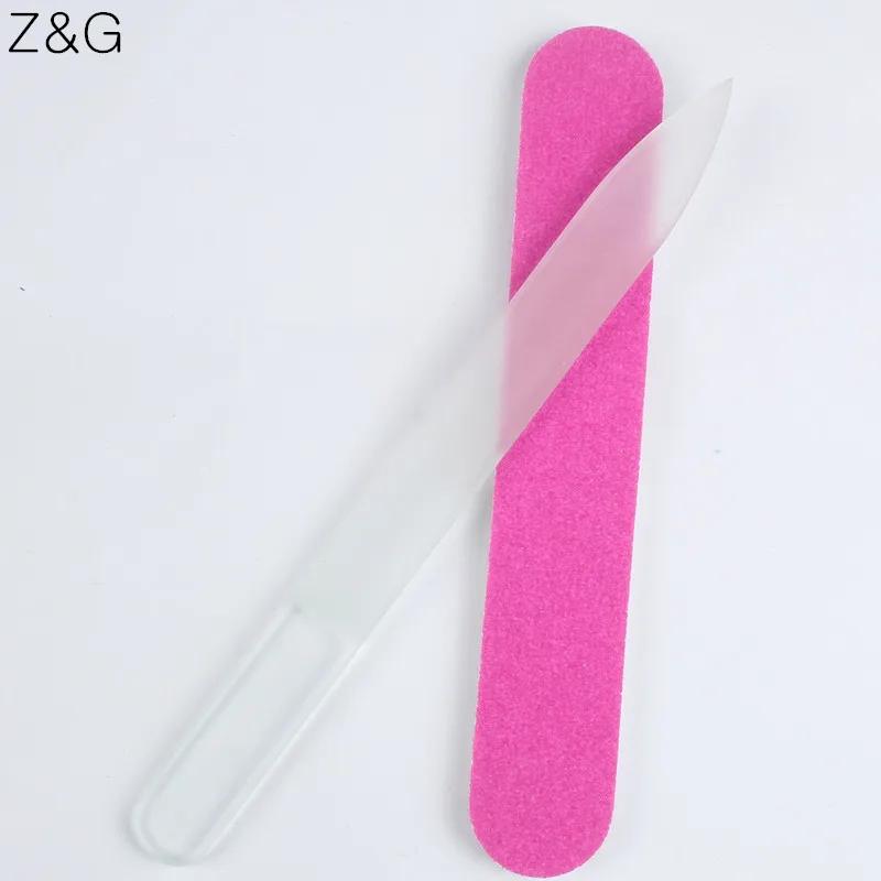 Professional Nail Tools Glass File Nagelvijl Polish Lime A Ongle Professionel 2pcs/set Files | Красота и здоровье