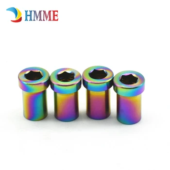 

Titanium Lock Nut M5 length 11mm DIY Hexagon Socket Female Thread Connection Ti Screw Ti Fastener 4pcs/lot