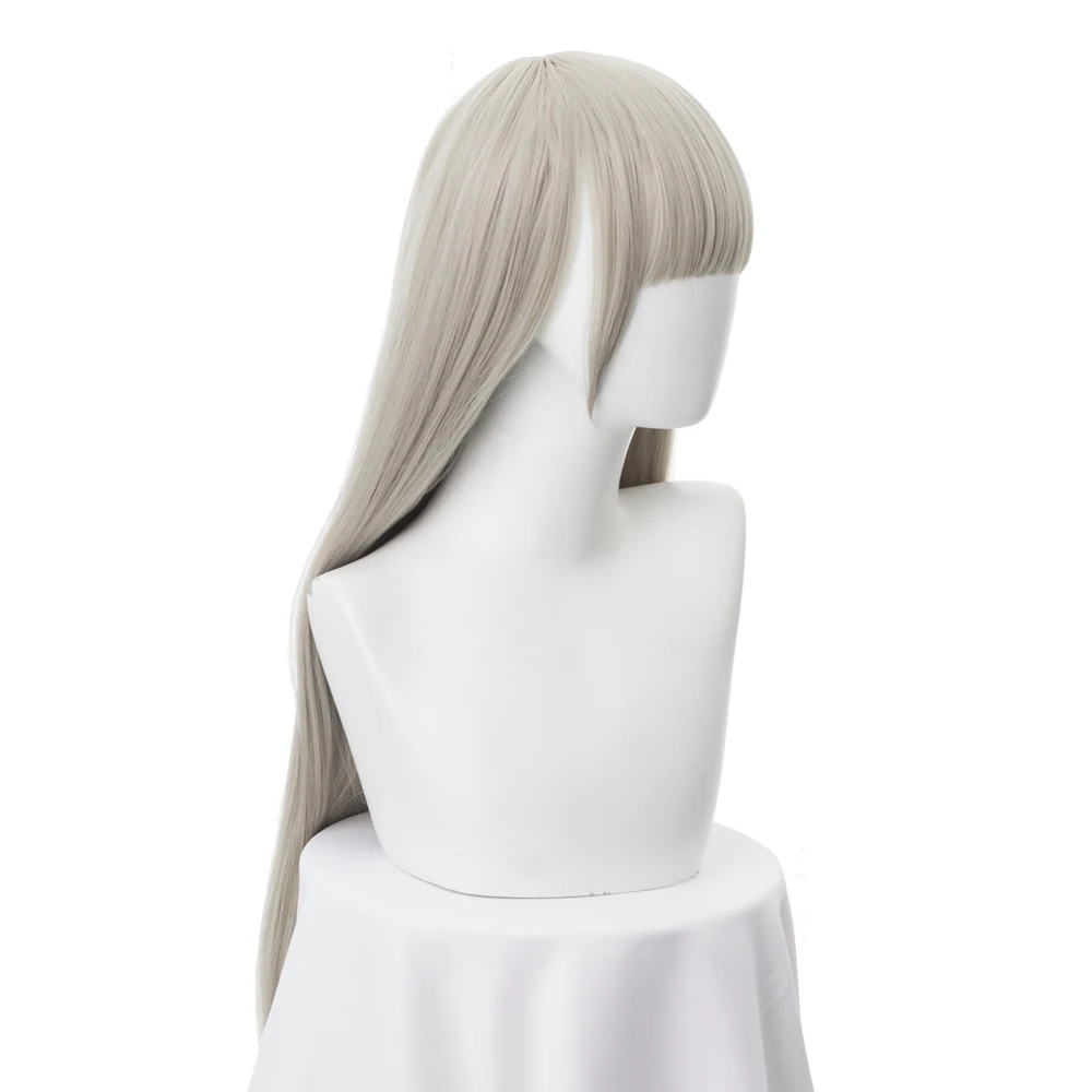 Kakegurui xx Momobami Ririka Cosplay Wig 80cm Long Straight Heat Resistant Synthetic Hair for Women