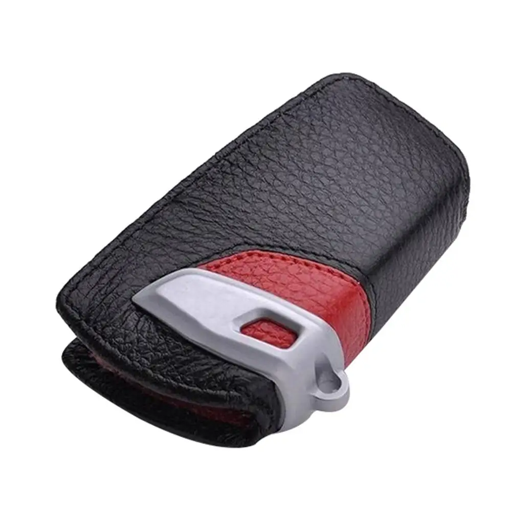 Mejores Ofertas Coche de cuero genuino soporte de funda para llave para BMW GT7 nueva serie 5 X3 116I 118I coche caso clave dgOV5JyX