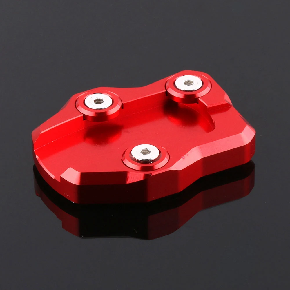 Motorcycle Accessories CNC Kickstand Sidestand Stand Extension Enlarger Pad For HONDA PCX125 PCX 125 PCX150 PCX 150 2016 2017 (4)