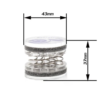 

4pcs Speaker spike Audiophile shock spikes spring damping pad HIFI audio Stand Feet
