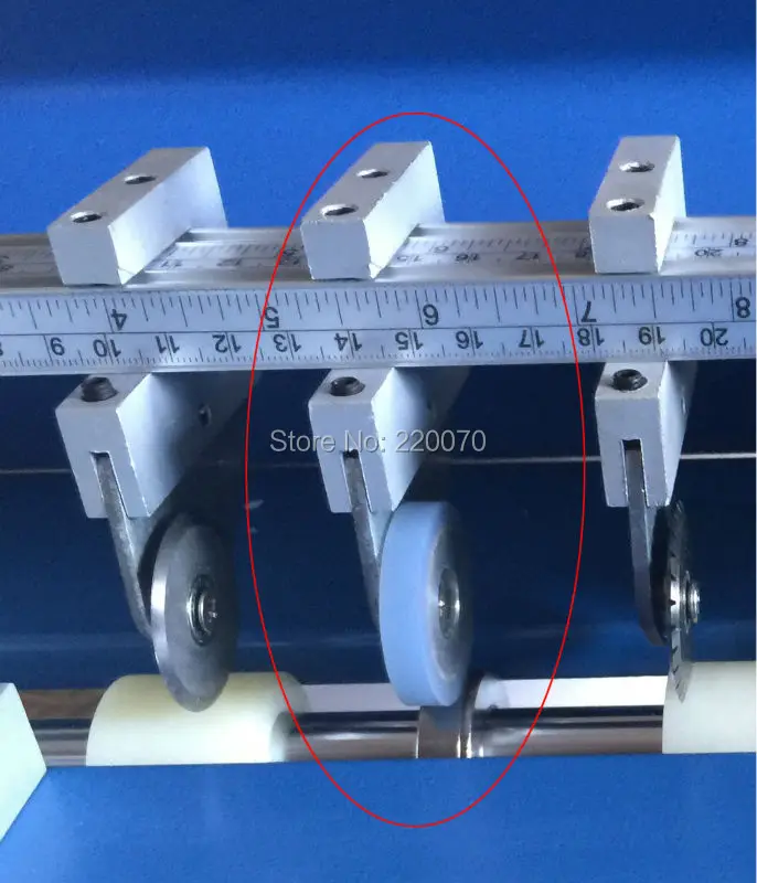 1 шт. бумажного удерживающего колеса+ под роликовым колесом 18 дюймов синий 460 мм электрическое сгибание резка перфоратор 3 функциональный резак