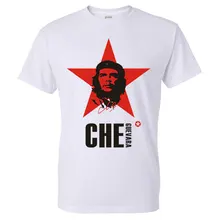 Più nuovo 2016 Moda Manica Corta da Uomo Che Guevara Stampato T-Shirt Harajuku Divertente Tee Camicette Pantaloni A Vita Bassa O-Collo Freddo Magliette E Camicette