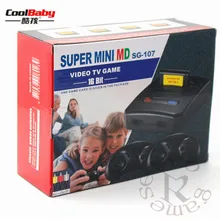 DHL 5-100 шт./лот можно использовать карточная игра мини-16 бит MD16 SG-107 AV out Семейные игры ТВ видео игровой консоли 16 бит 167 sega игры