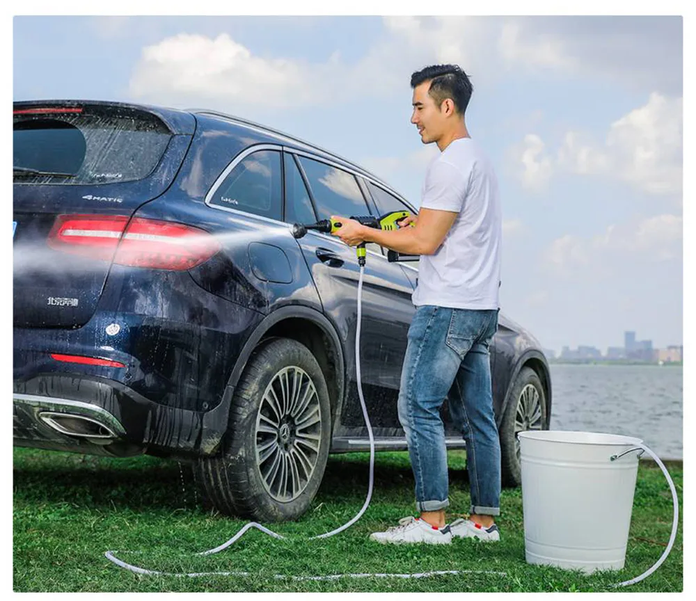 Clearance Jimmy JW31 Car Bicycle Flush Gun Washing Gun Powerful Handheld Rechargeable Cleaning Tool Water Power Cleaner Washer 5