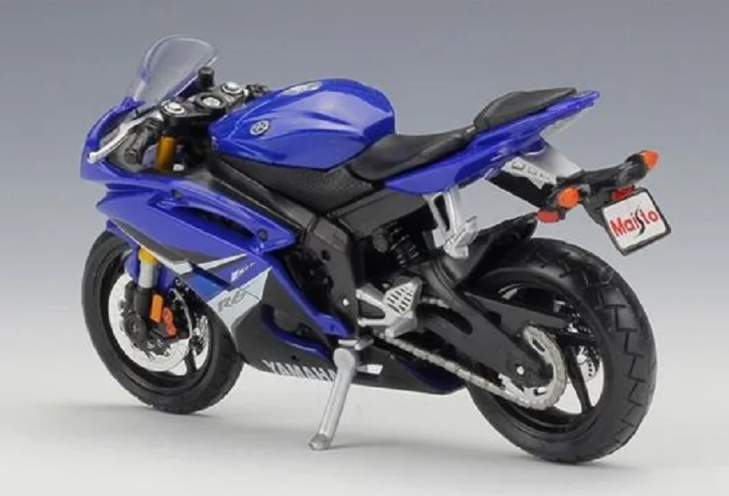 Maisto 1:18 Yamaha YZF R6 синяя модель мотоцикла| |