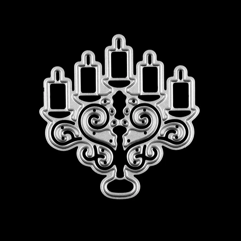 Lilin Lilin DIY Pemotongan Mati Stensil Kartu Scrapbooking Album