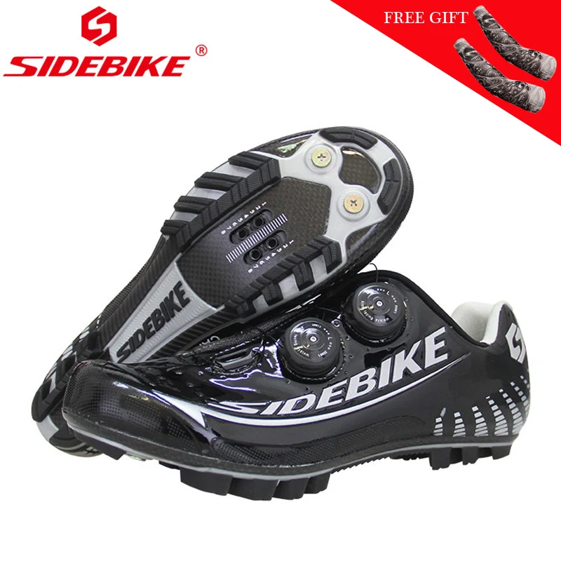 Sidebike Pro велосипедная обувь из углеродного волокна, обувь для горного велосипеда, обувь для велоспорта, гоночная обувь на вершине, спортивная обувь, Zapato - Цвет: Черный