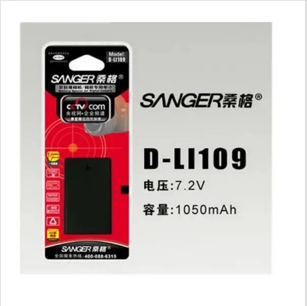 Zuczug литиевая Аккумуляторная батарея для PENTAX D-LI109 DLI109 LI109 KR К-2 кр К2 КР К-50 K-30 K30 K50 K500