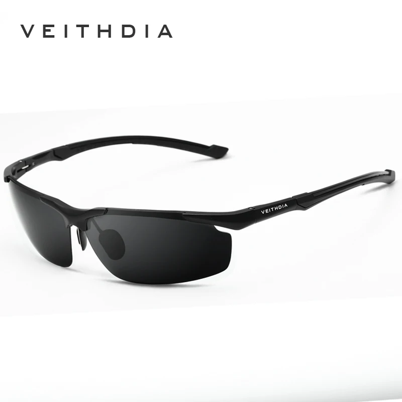 Мужские спортивные солнцезащитные очки VEITHDIA из алюминиево магниевого сплава с