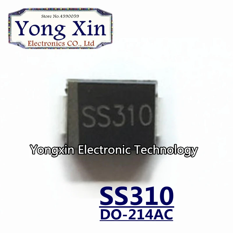 100 шт. выпрямительный диод Шоттки SS310 SMD SR310 3A 100V DO-214AC SMA | Обустройство дома