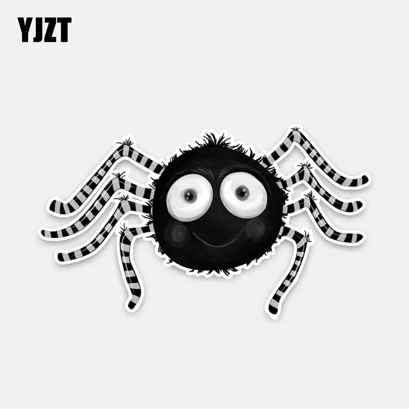 YJZT 15.9*9.2CM Cartoon Lovely Spider Decor Car Stickers Personality Bumper Window Graphic 11A0551 | Автомобили и мотоциклы