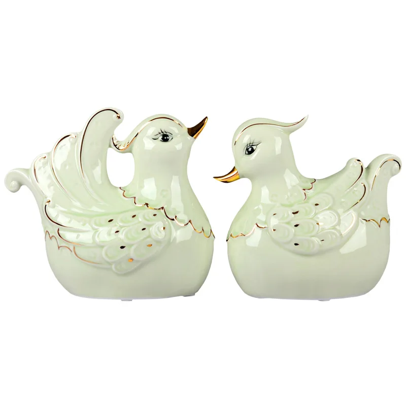  Mandarin Duck Decoration Cabinet Home Furnishing bedroom modern minimalist creative wedding gifts c - 32860049214