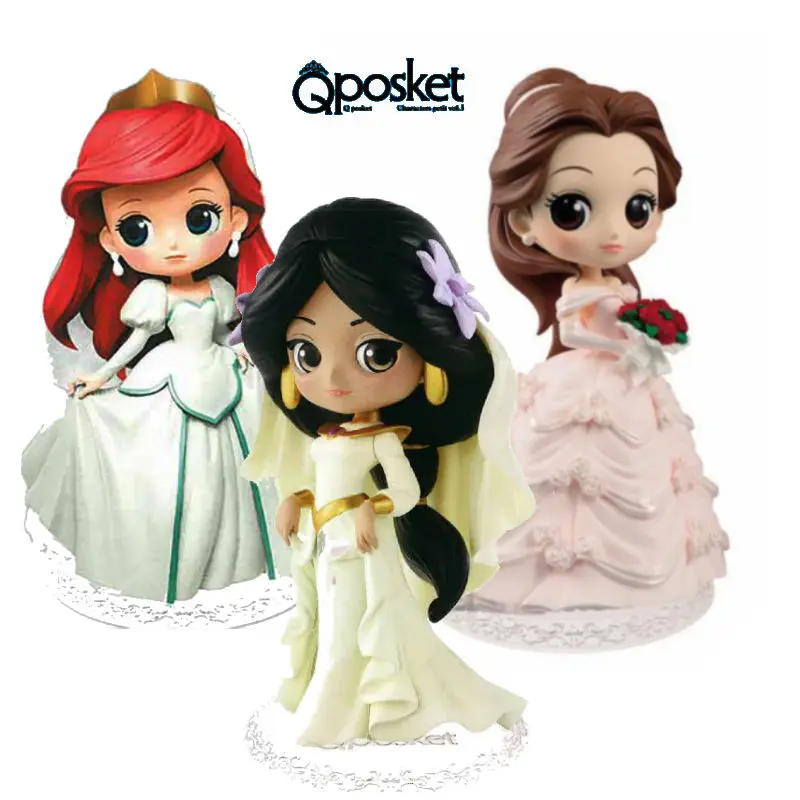 

Q posket Characters Cinderella Aladdin JASMINE Little Mermaid Ariel Dreamy Style Figure
