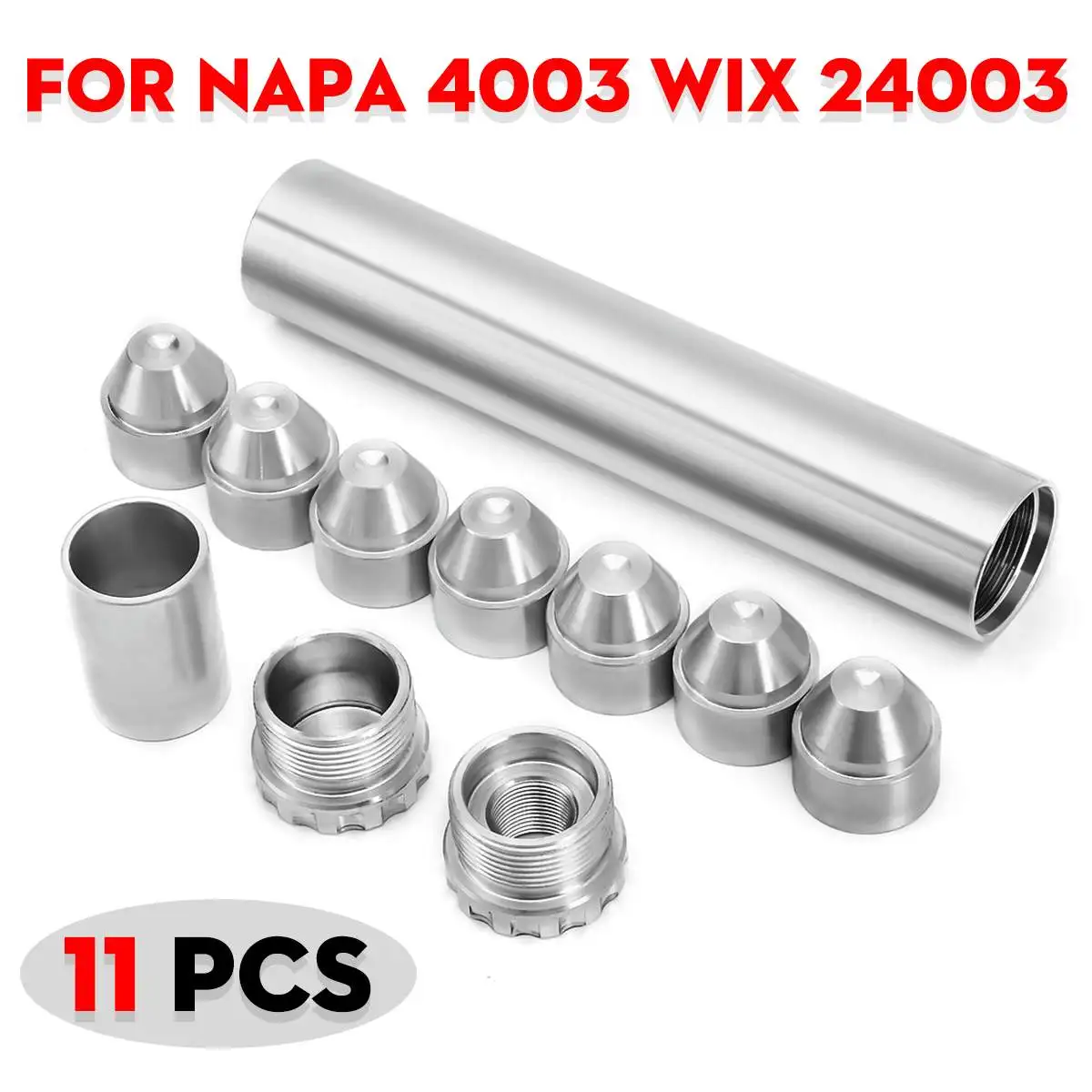 

11Pcs Aluminum Fuel Trap Optional/ Solvent Filter For NAPA 4003 WIX 24003 Fuel Trap Solvent Filters