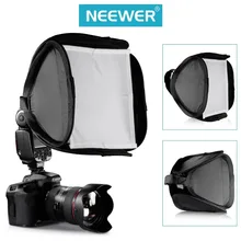 Neewer 23x23 см переносной складной Off-camera вспышка фотостудия мягкий коробчатый диффузор для Nikon SB910/900/800/Canon 580 EXII