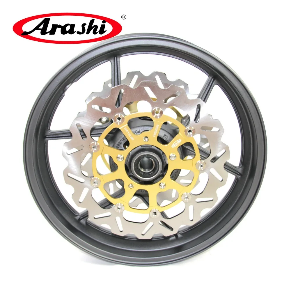 Передний диск тормозного диска Arashi Z750 07 08 для KAWASAKI Z 750 2007 2008 ZX6R ZX10R NINJA матовые