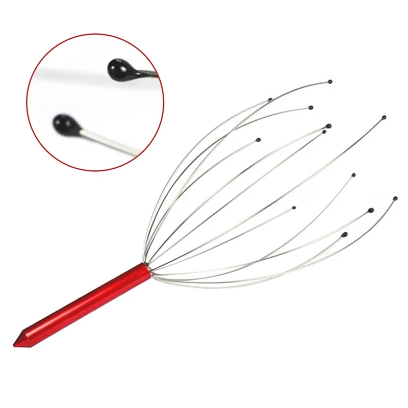 Claw Massager Body Octopus Head Scalp Neck Equipment Stress Release Relax Massage Tens Pain Relief Care | Красота и здоровье