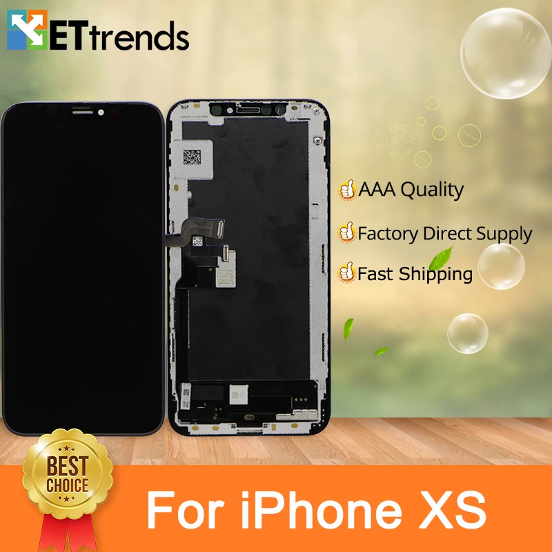 

3PCS/lot Quality A+ GX OLED Screen Display For iPhone XS Screen Digitizer Assembly Perfect Brightness DHL Free Shipping