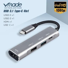 Концентратор USB Type C 4 в 1 Thunderbolt 3 адаптер Dex станция для samsung Galaxy Note 8 S9 S8 с HDMI 4K USB MacBook Pro huawei mate