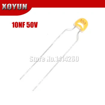 

100PCS 10NF 0.01uF 10% 5.08MM 103 50V MLCC multilayer monolithic ceramic capacitor 0805