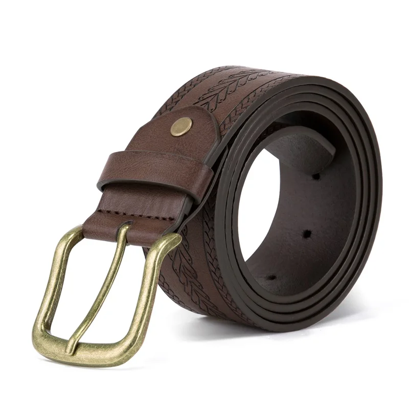 

Men Belt Male Leather Belt Men Strap Male Genuine Leather Luxury Pin Buckle For Men Belt Cummerbunds 115cm-135cm ceinture homme